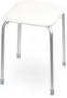 Табурет Ника "Классика 3" на 4-х опорах квадратное сиденье, серый
